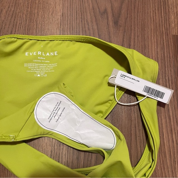 Everlane Bikini Bottom Women's Size Small Green Pepper Moderate‎ Coverage NWT - Picture 12 of 13